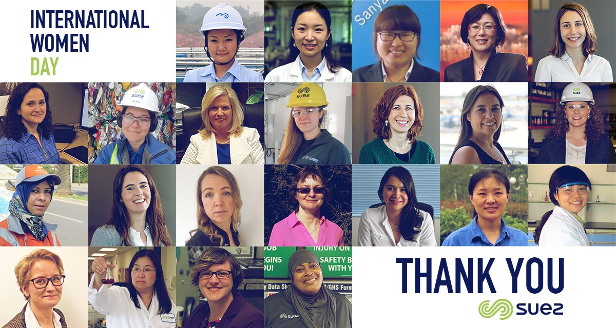 suez's tweet photo. Thank you to all #women of #SUEZ that contribute to shape a sustainable environment &amp; protect our planet. #IWD2020 https://t.co/nqEly6l8Gd