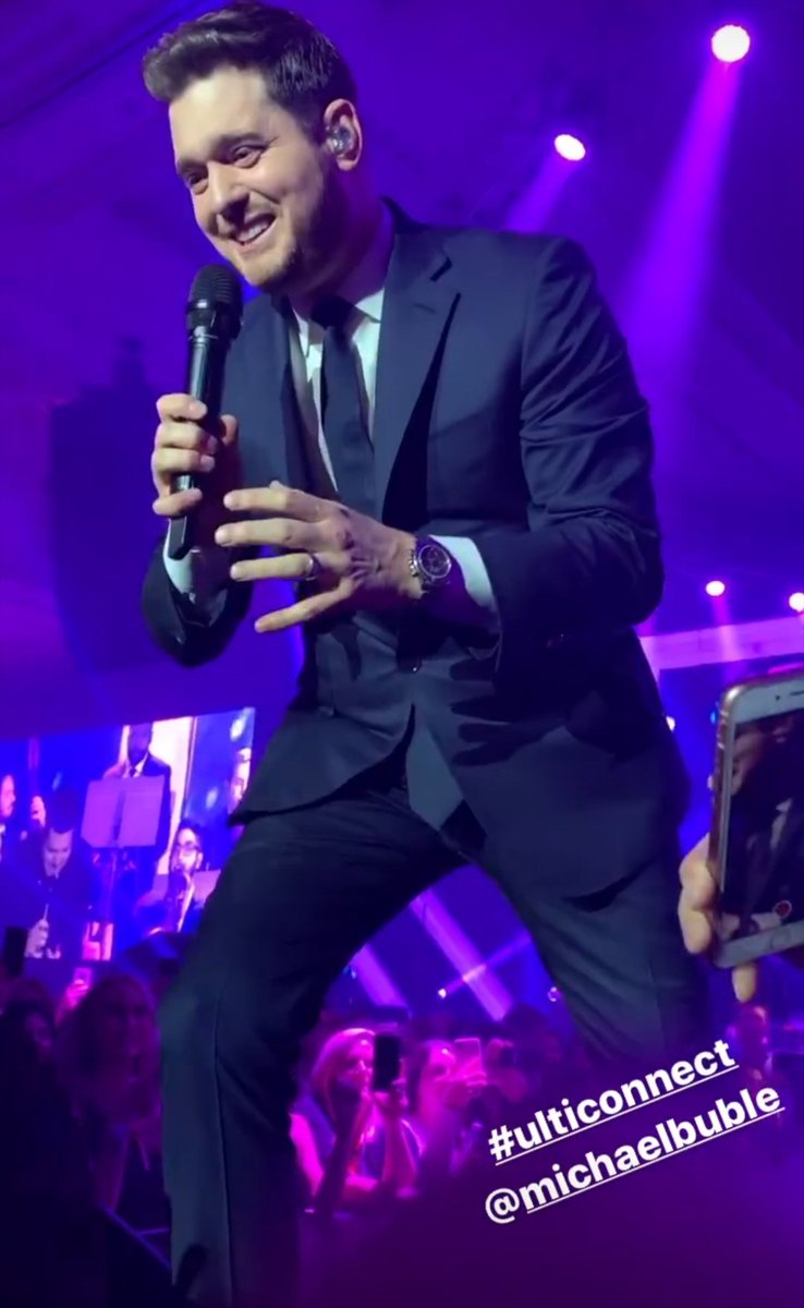 phillys26's tweet photo. @MichaelBuble did it again! Such a great performance! Pretty sure he's searching the crowd for @UltimMaza #UltiConnect https://t.co/tw3wc8Jmjo