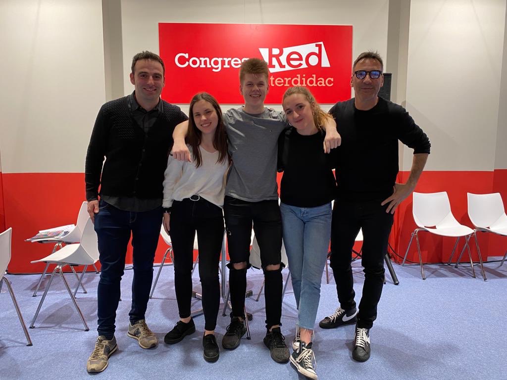 audicrea's tweet photo. Hoy hemos participado en la mesa redonda sobre jóvenes emprendedores en Congreso RED de la mano de @xavierverdaguer y @meliusacc ganador de la pasada edición. Gracias David Montejano por contar con nosotros!!@feriademadrid
#CongresoRED2020 #Interdidac2020 #MYURED2020
#welinc_acc https://t.co/a4EC75eoLr