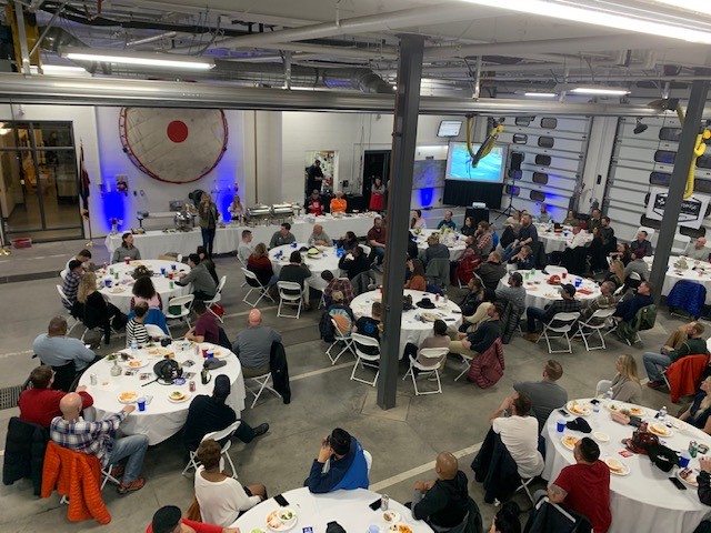 VailFire's tweet photo. Last night we welcomed Veterans, their families and instructors to a dinner at Station 3 as their week wrapped up with the Vail Veterans Program. #VailVeteransProgram #Vail https://t.co/xfaGQoXnDi