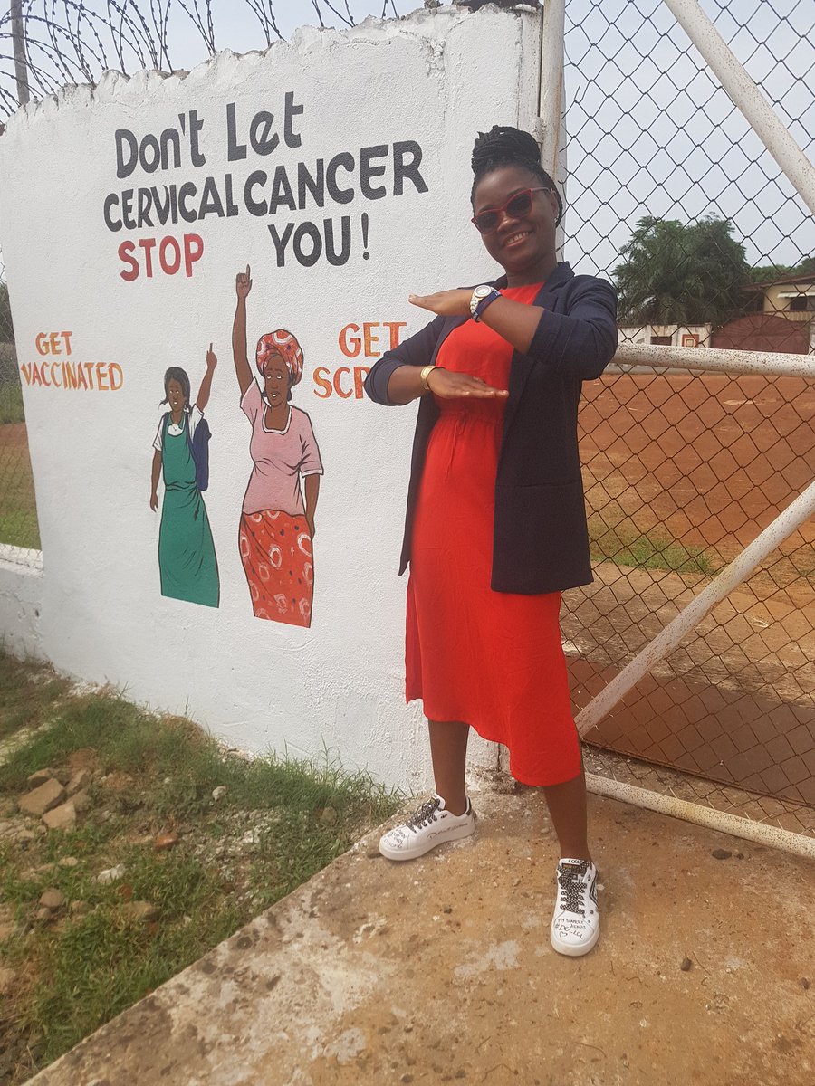 #EachforEqual, today I commit to continuously use my voice to advocate for access to HPV vaccine &amp; screening for Prevention of #cervicalcancer among women and girls in Liberia  #generationequality, #IWD2020
