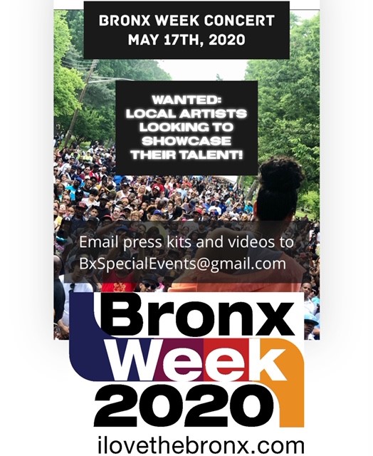 Local Artists Wanted to Showcase Talent at Bronx Week Concert!