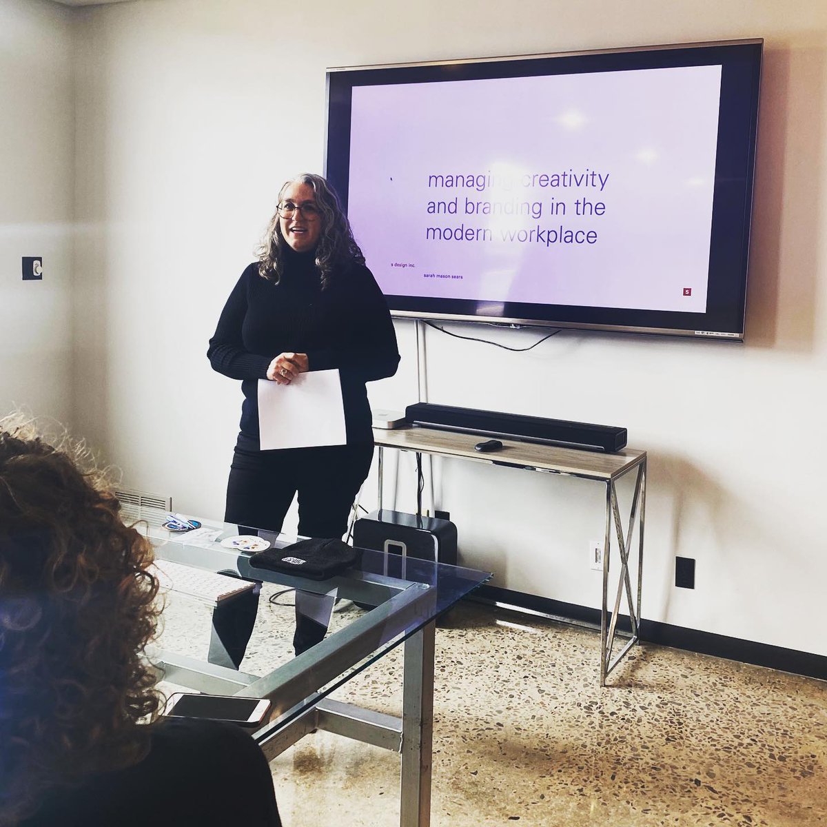 sdesigninc's tweet image. Sarah spoke at the @amaokc Lunch &amp;amp; Learn last week about "Managing Creativity and Branding in the Modern Workplace”. Thanks to everyone who came out to the event!

#sdesigninc #buyin #teams #design #marketing #branding #creative #designprocess #creativebrief #innovation