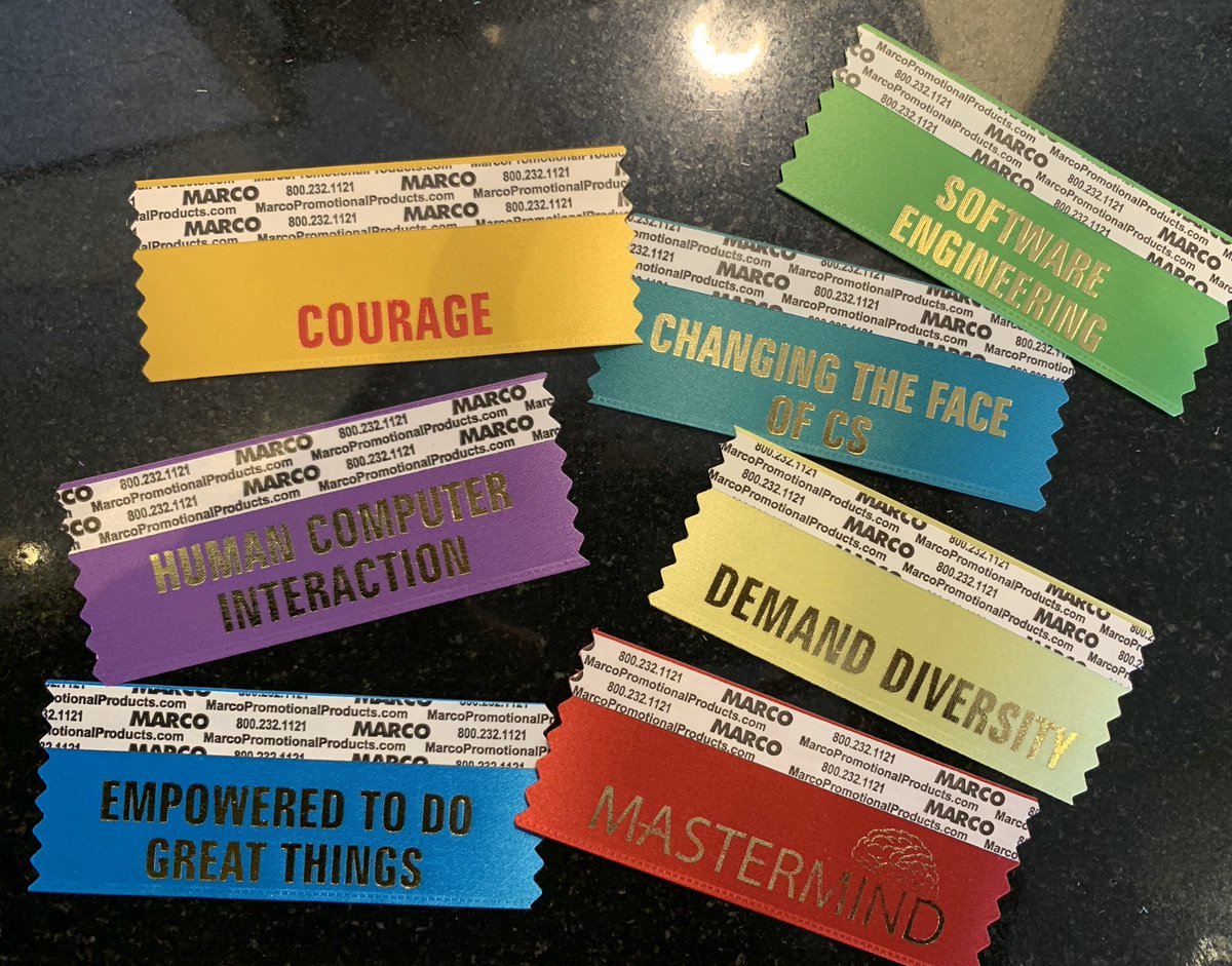 denaefordrobin's tweet photo. Sooo many ribbons🤩 #GradCohort https://t.co/KFoUa7a8F0