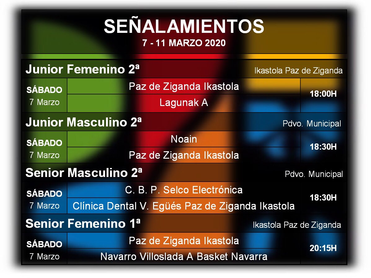 Estos son nuestros partidos del fin de semana. ¡¡Mucha suerte a todos!!

Hauek dira geure taldeen partiduen ordutegiak. Zorte on guztioi!!

#AupaIkastola🔴

(1/2)