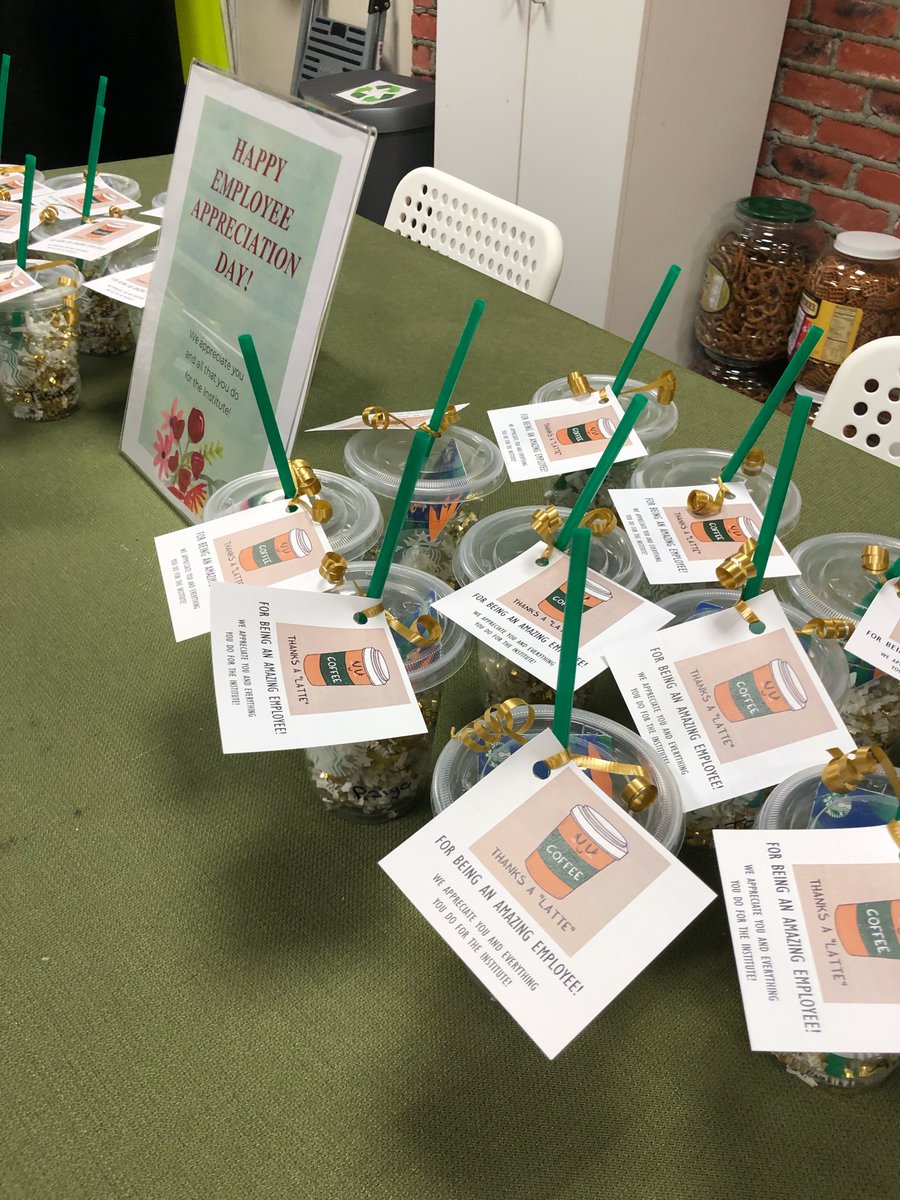 Institute4Girls's tweet photo. It's Employee Appreciation Day!  We cherish all of our employees at the Institute and are showing them today with a special treat. 
#employeeappreciation #pasadena #mentalhealthmatters #showappreciation https://t.co/i685K1zzhA