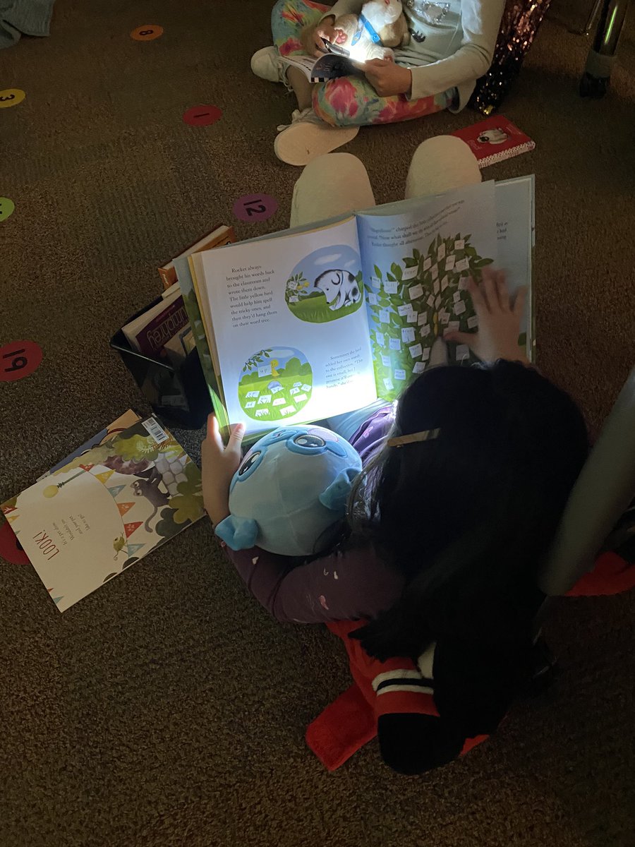 MsWatson_HES's tweet photo. Independent reading is so much more fun when you get to read with a flashlight. Enjoying our Flashlight Friday before spring break! 🔦📚 https://t.co/mvXhjfidF6