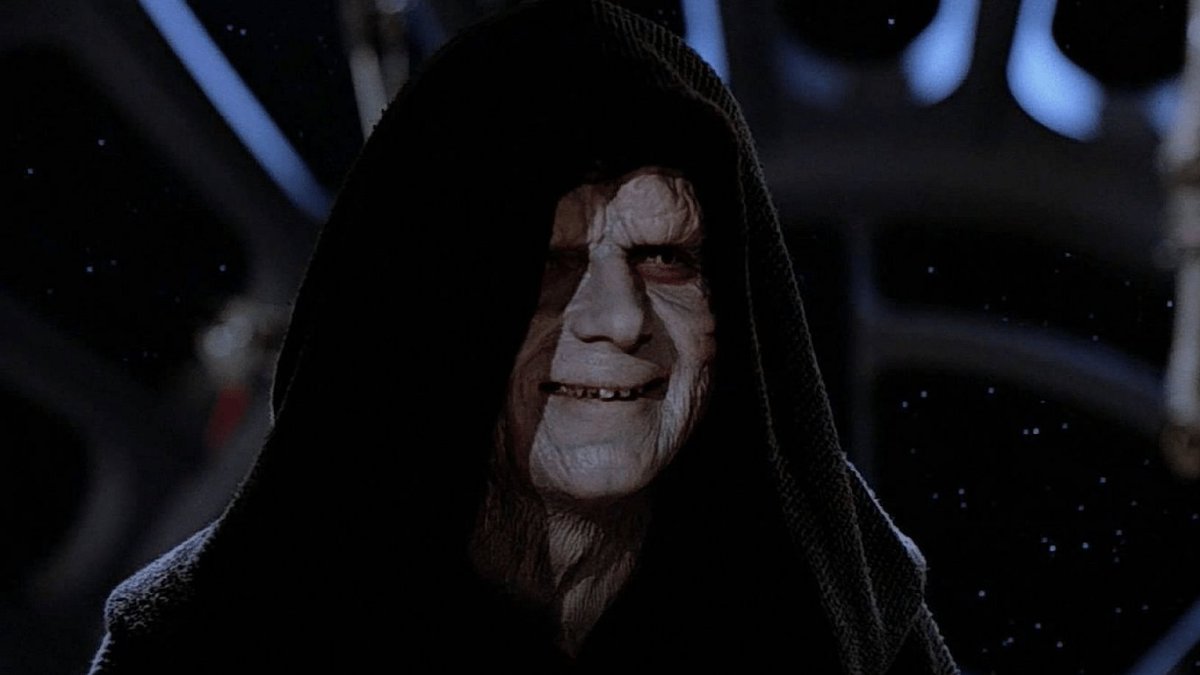 KyloIsSad's tweet photo. Palpatine: Young lady, I forbid you from seeing that Kylo Ren boy!

Rey: I don't have to listen to you! You're not my dad!

Palpatine: https://t.co/KNbYbnlF0z