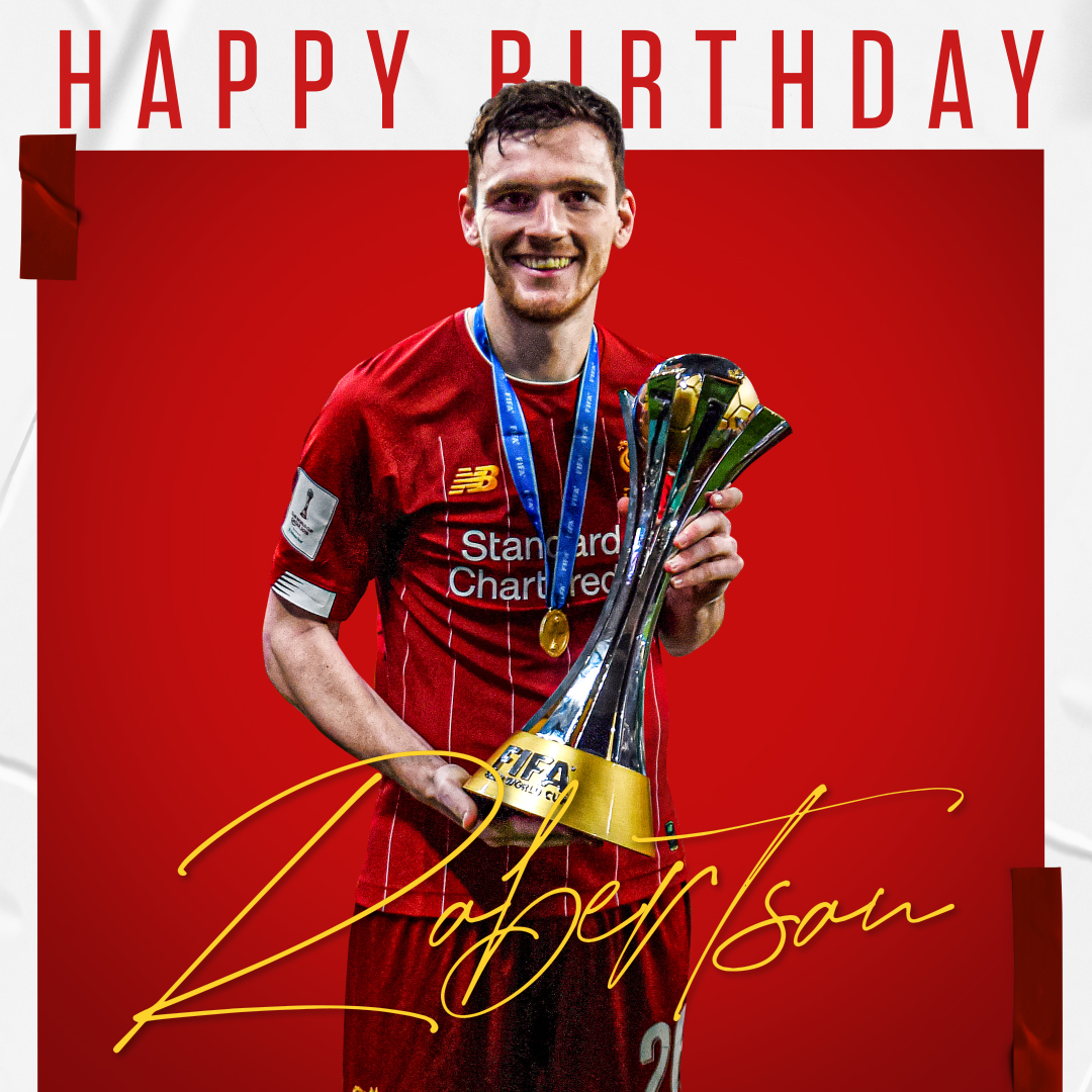 LFC's tweet image. Let's make it a birthday to remember, @andrewrobertso5! 🎉