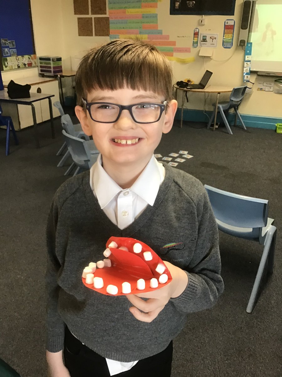 In Disney class this week we watched a video clip of a child visiting the dentist we ordered how to brush our teeth and made our own mouths using marshmallows for teeth! Our egg shell experiment showed us that water and milk doesn’t change the colour of the shell but coke does.