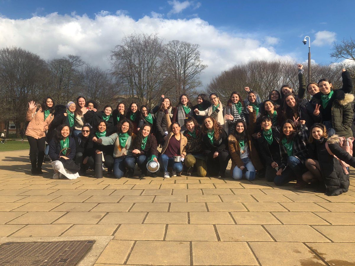 melina_galdos's tweet photo. Women in #LatinAmerica face systemic violence on a daily basis. Here at Sussex, we, Latin women, feel the struggle of our sisters across the region, so we raised our voice to channel the demands to end violence against women in all its forms. #NiUnaMenos #UnVioladorEnTuCamino https://t.co/yUX95VRW3P