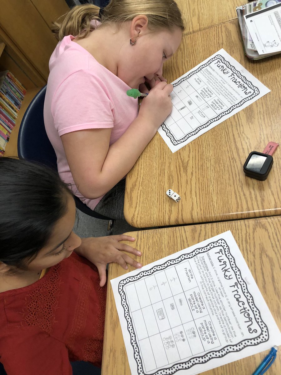 Funky Fractions for Fraction Friday! <a href="/BrentMortenson/">Morty</a> <a href="/JAMMustangs/">McWilliam Mustangs</a>