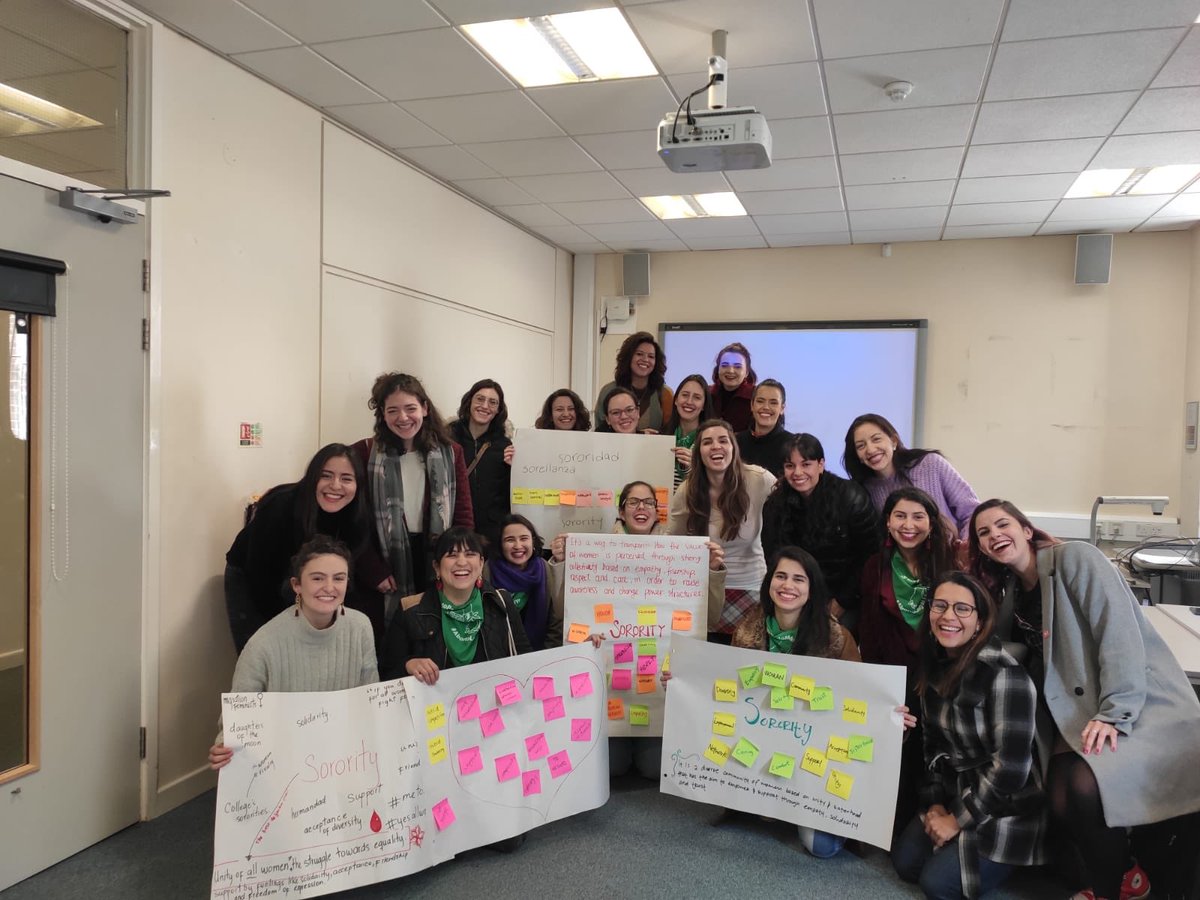 melina_galdos's tweet photo. Women in #LatinAmerica face systemic violence on a daily basis. Here at Sussex, we, Latin women, feel the struggle of our sisters across the region, so we raised our voice to channel the demands to end violence against women in all its forms. #NiUnaMenos #UnVioladorEnTuCamino https://t.co/yUX95VRW3P