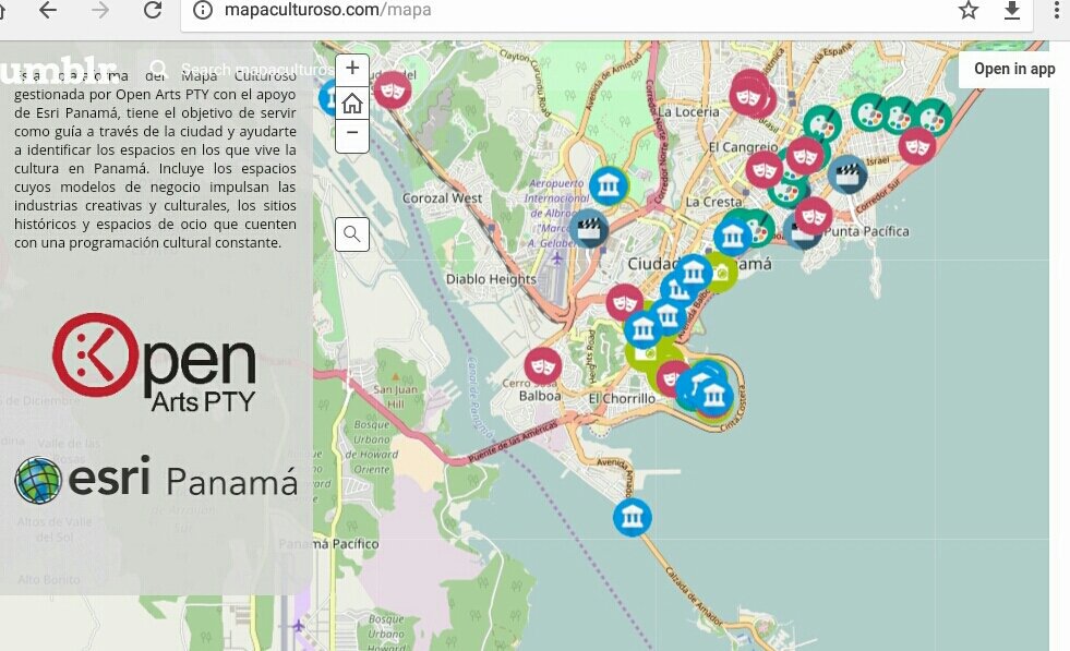 KernelCMT's tweet photo. En el 2014 creamos el #MapaCulturoso con nuestro núcleo cultural @OpenArtspty para #geolocalizar y generar conocimiento sobre las #IndustriasCreativasyCulturales de #Panama #KernelOpeniLab
https://t.co/66npzj22L8 https://t.co/WjCtTCxy6Y