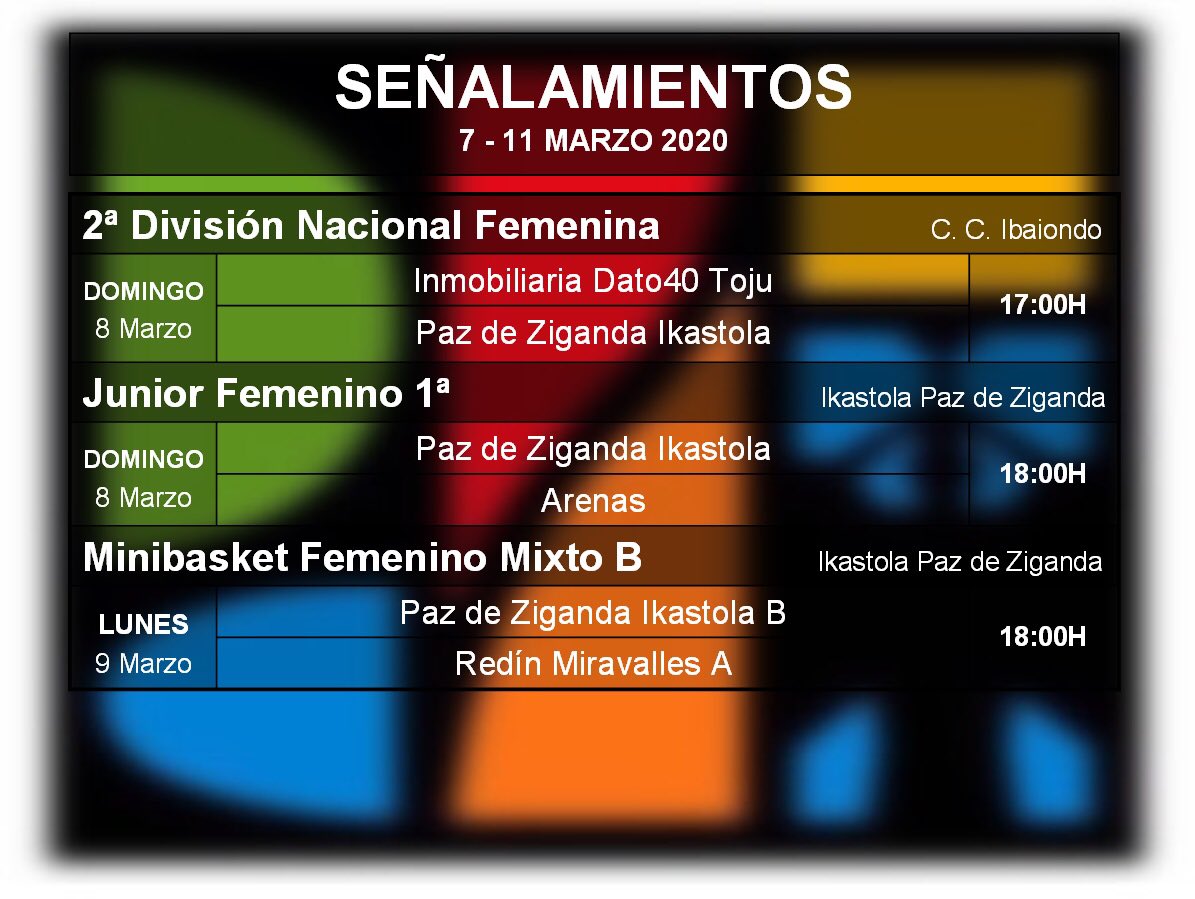 SaskiPdz's tweet photo. Estos son nuestros partidos del fin de semana. ¡¡Mucha suerte a todos!!

Hauek dira geure taldeen partiduen ordutegiak. Zorte on guztioi!!

#AupaIkastola🔴

(2/2) https://t.co/V4ZFZYIhwF