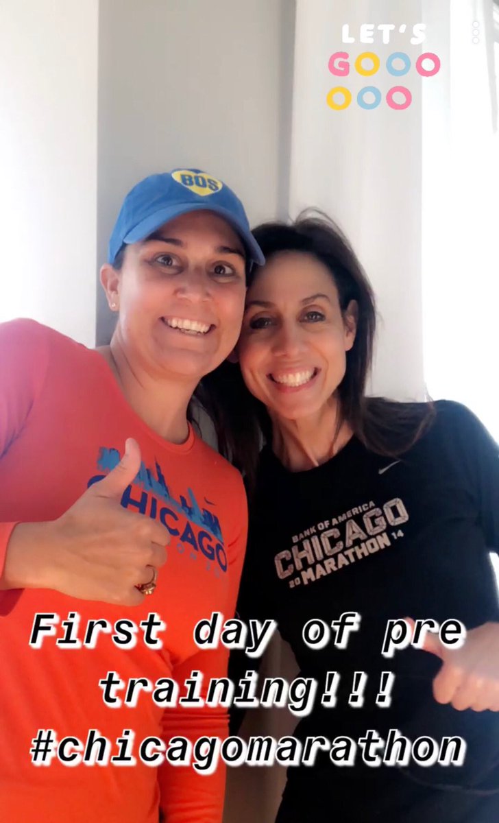 Today started our <a href="/ChiMarathon/">Chicago Marathon</a> pre-training (with official training beginning in June). We’d like you to be part of our #chicagomarathon journey #michelle&amp;kat