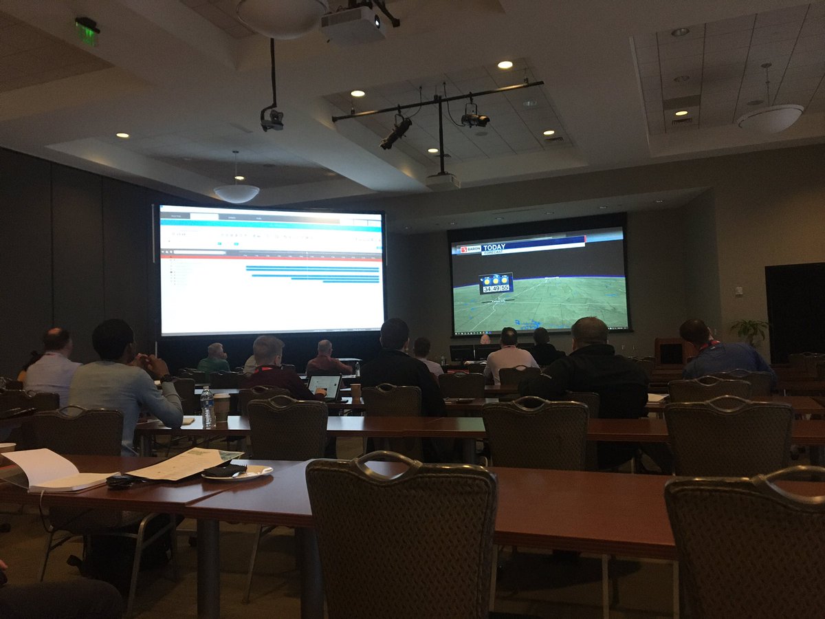 VAlonsoWeather's tweet photo. My assignment for the next two days...representing @WCBIWEATHER &amp; learning more about @BaronWeather at their annual #BroadcastWeatherConference in Huntsville! #weatherknowledge https://t.co/8z0sGc9X1w