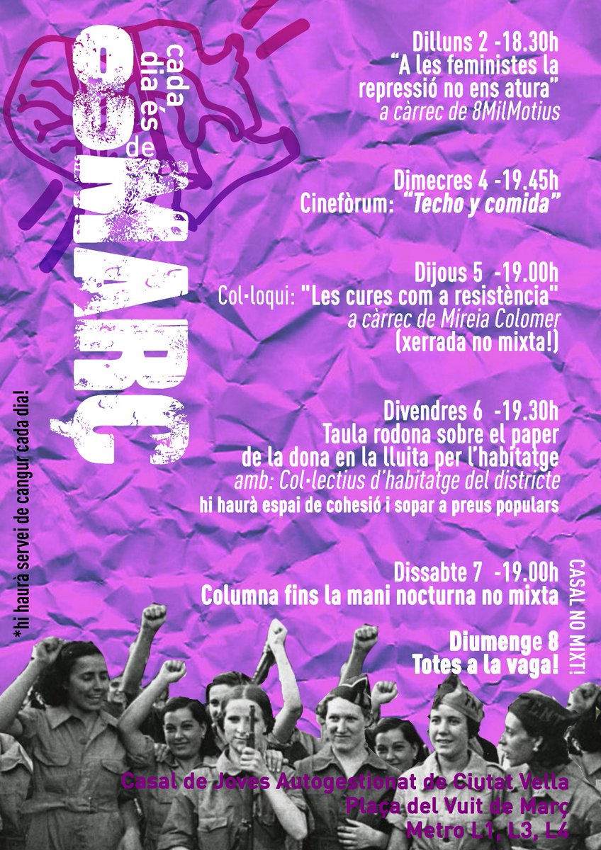 Sindicat Habitatge Casc Antic (@cascantic_shsc) on Twitter photo 😍Avui a les 19.30 serem a la xerrada de dones i habitatge del <a href="/cjaciutatvella/">Casal de Joves Autogestionat de Ciutat Vella</a>! 😍Avui a les 19.30 serem a la xerrada de dones i habitatge del <a href="/cjaciutatvella/">Casal de Joves Autogestionat de Ciutat Vella</a>!