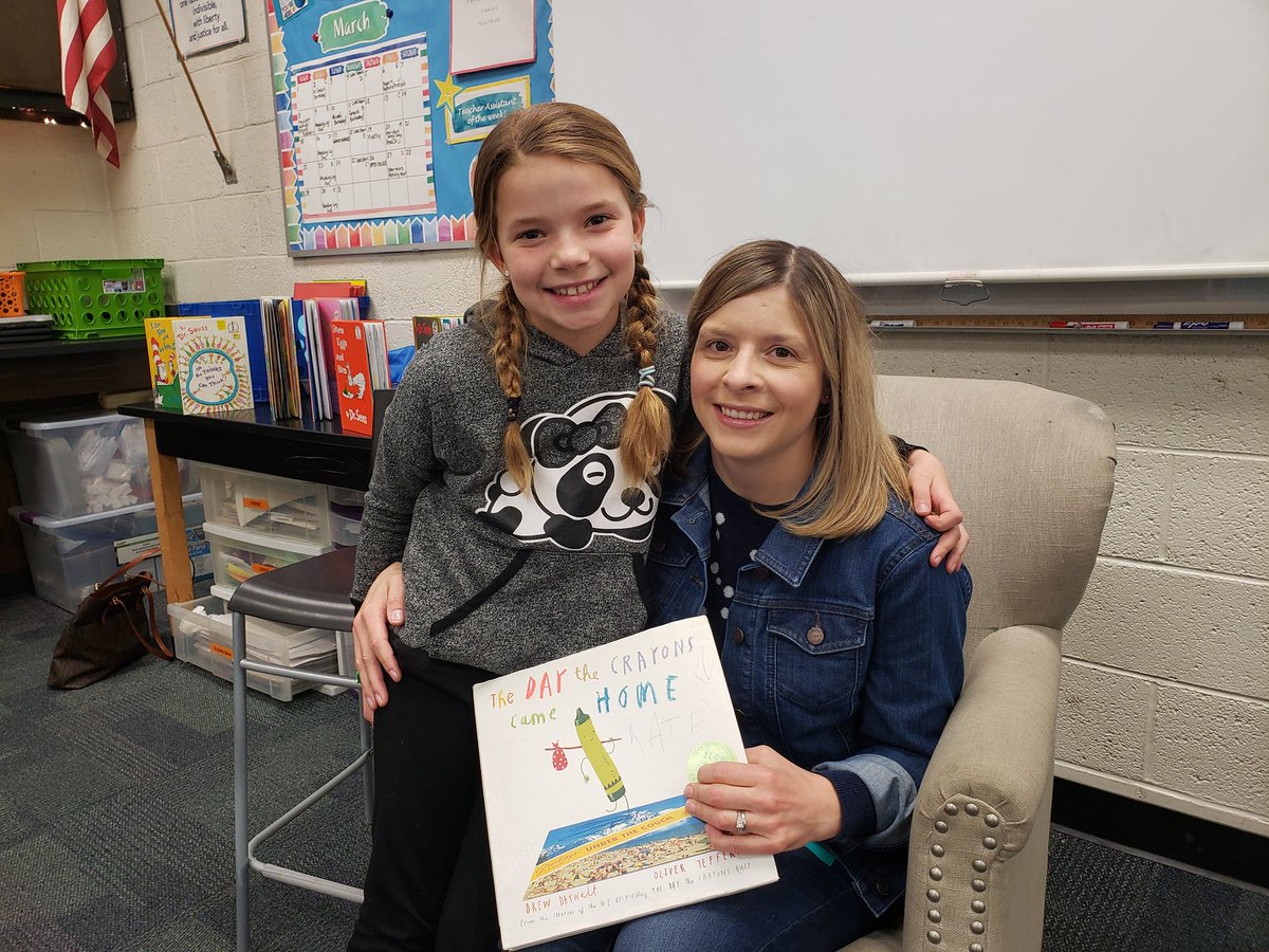 What a great start to #MarchIsReadingMonth for these young Jedi Readers, visits from three Jedi Master Readers! Thank you for taking the time to share your love of reading with us and such wonderful books! #AddamsLearners #TheEnglishRoses #YouAreSpecial #TheDayTheCrayonsCameHome