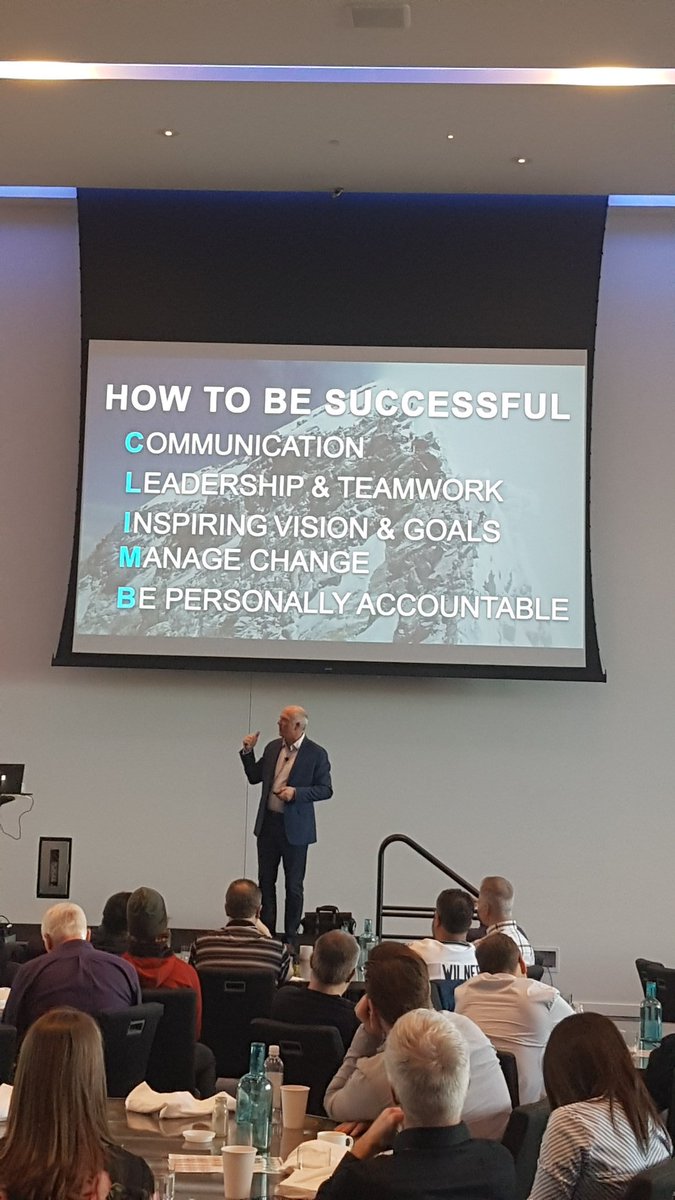 dzegg's tweet photo. Great presentation! Thanks @ISLengineering for bringing @SummitTeamBuild! What really matters to have success. https://t.co/UdYMF2hYaB