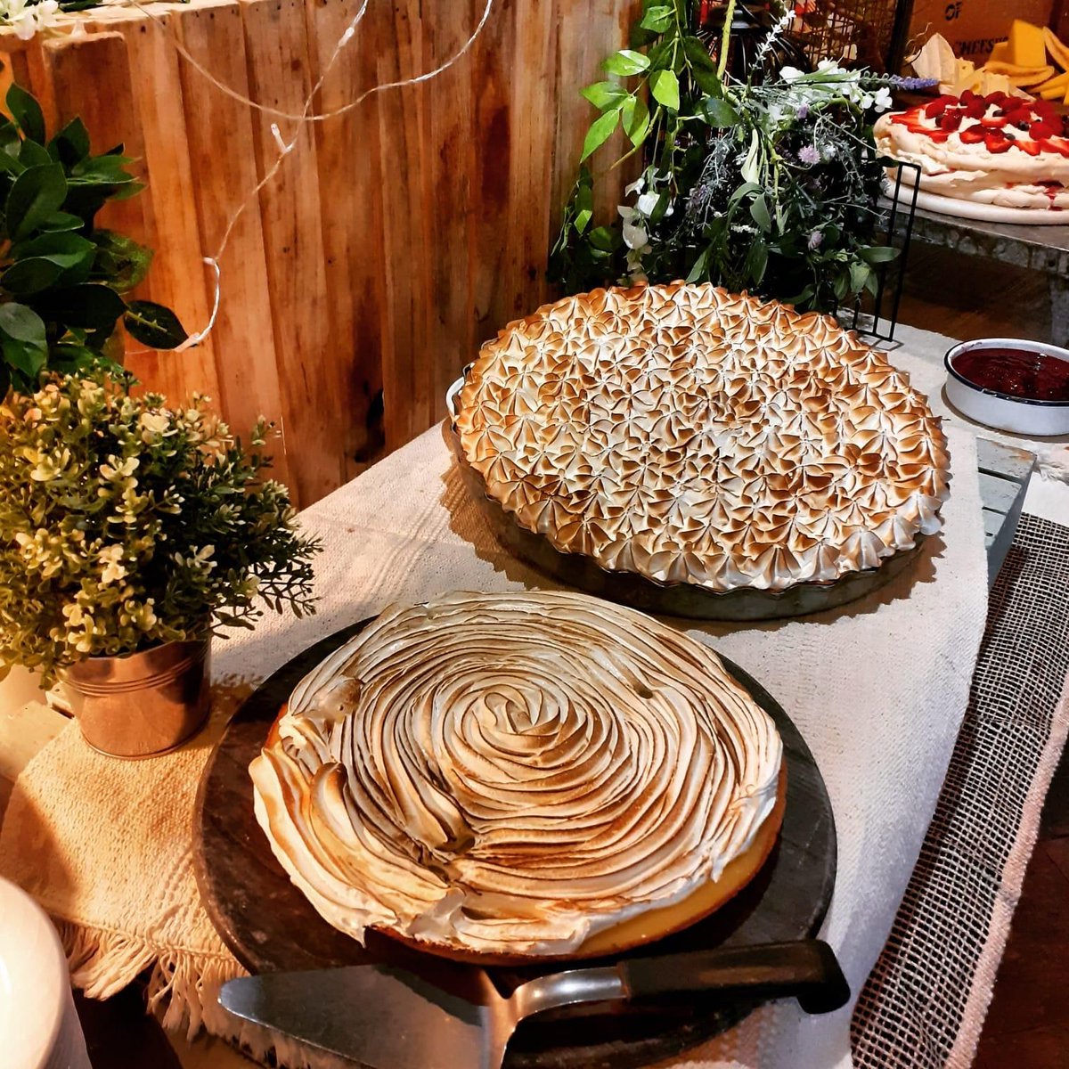 Make_Venues's tweet photo. There's only one answer to the question, 'What's your favourite pie'.... Lemon Meringue of course! #WoodlandGrange has been serving up these tasty treats all week for #BritishPieWeek2020 #eventprofs #pieweek #qualityfood https://t.co/AVhQmAJbr0