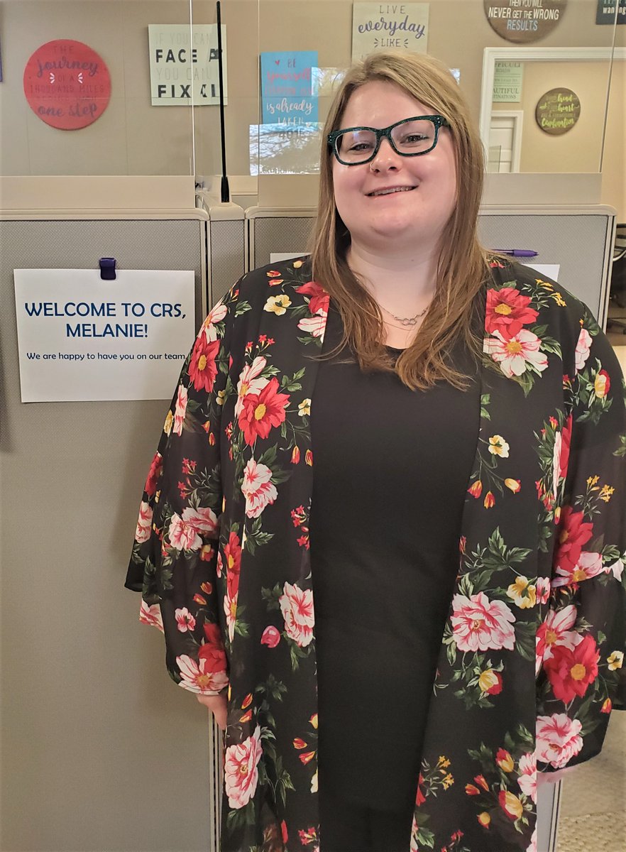 ConsultCRS's tweet photo. We want to welcome Melanie to CRS !  Melanie is our newest Interviewer!  Congrats and welcome Melanie!  We are so glad you are on the team and we look forward to all of your contributions! https://t.co/Hsg77KdhNj