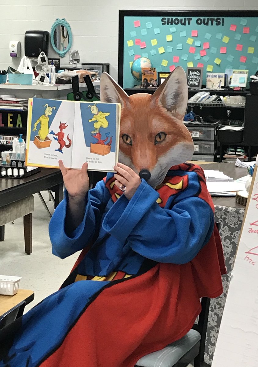 MahanJamie's tweet photo. Celebrating Dr. Seuss this week was so much fun!  Mystery Reader, snacks from Brookshire Bros. &amp; HEB, and lots &amp; lots of rhyming and reading!😉❤️📚 #multiagerocks #lufkinlearns https://t.co/dPNzqhCc9k