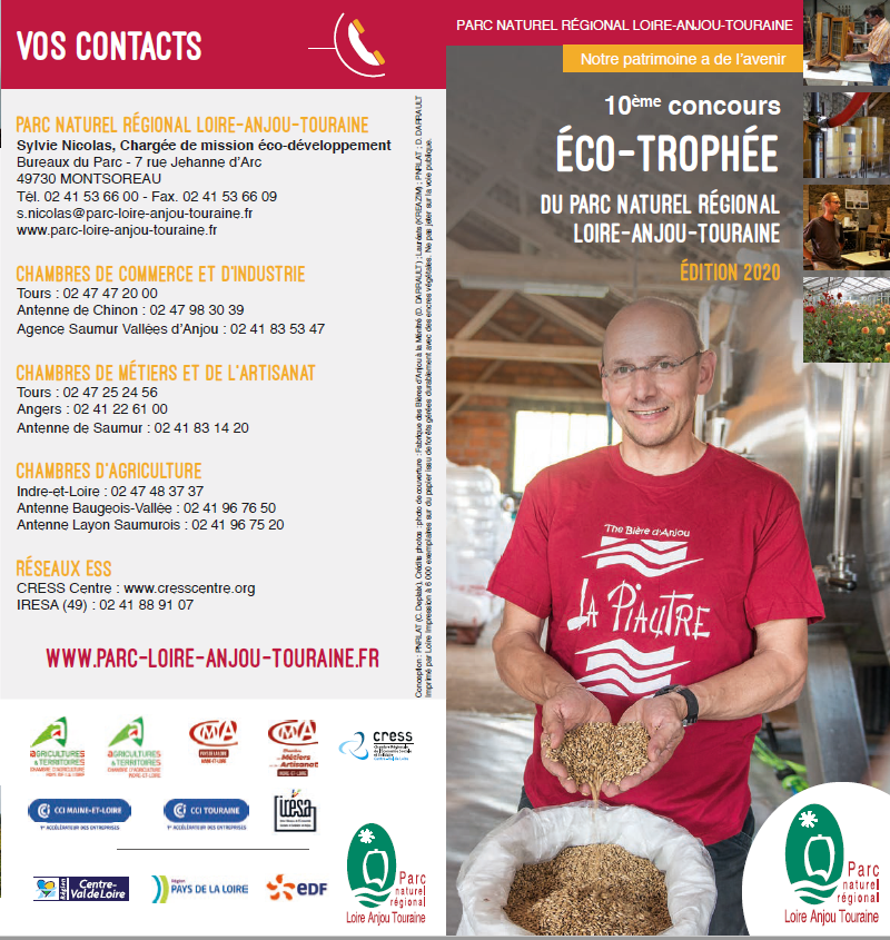 christelleSept's tweet photo. Lancement de la 10ème édition des Eco-Trophées par le Parc Naturel Régional Loire Anjou Touraine @CCI49. Appel à candidatures d'entreprises qui oeuvrent pour #économiecirculaire. https://t.co/NGNpYlaRYO https://t.co/PHC2pVHz54