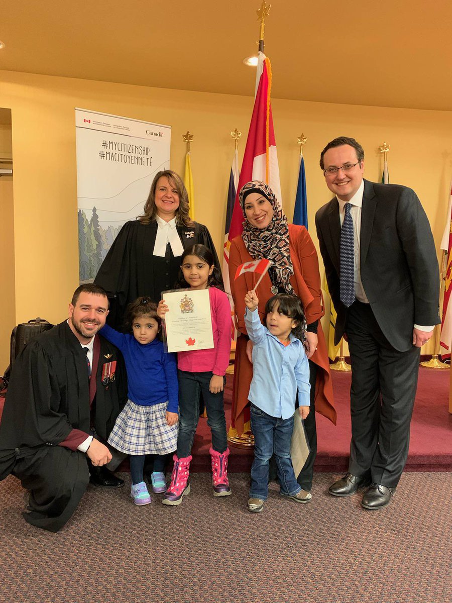adoptavetcanada's tweet photo. Our CEO Brad Krewench getting out there in the community making today extremely special for some families by swearing in 52 new Canadians.  Welcome to this amazing country. #canada #mycitizenship @Irek_K #canadian https://t.co/MR0exoXSL5