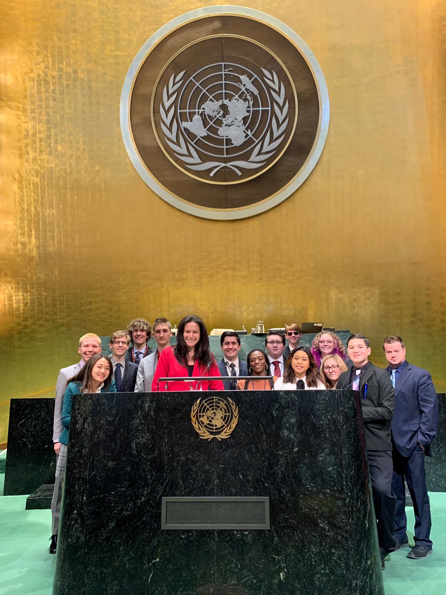 Bay Shore Model UN team is competing at the National High School Model United Nations Conference in NYC. Good Luck! <a href="/BayShoreHS/">Bay Shore HS</a> <a href="/BayShoreSchools/">Bay Shore Schools</a> #DreamLeadAchieve