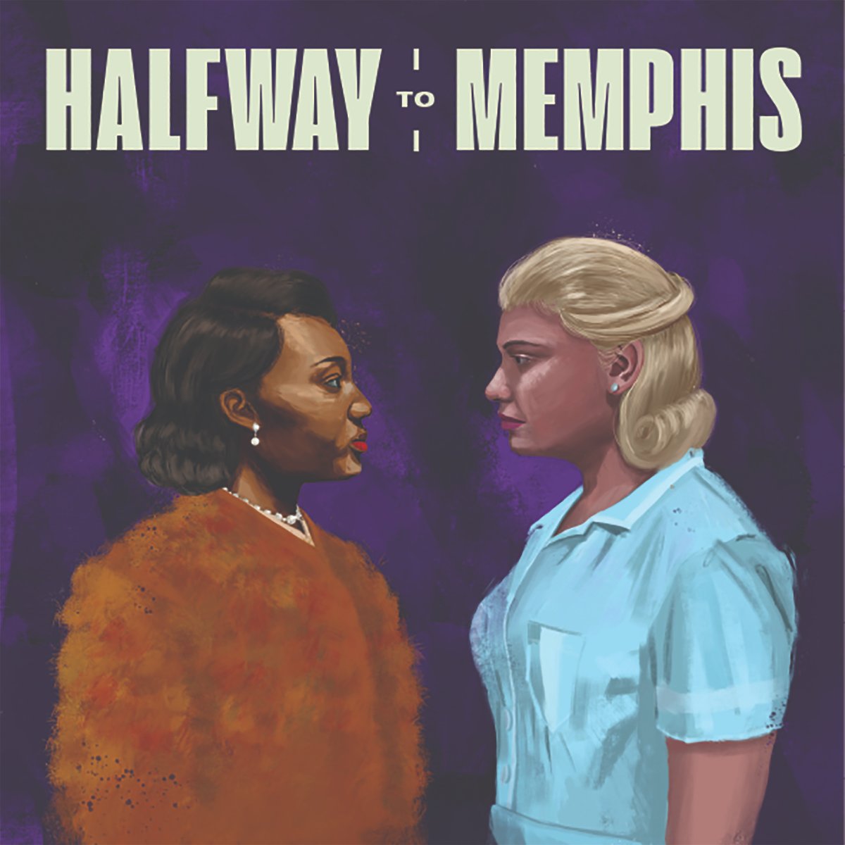 RadleyTheatre's tweet photo. Beautiful artwork for the poster of our Edinburgh Fringe 2020 Production, Halfway to Memphis. Venue information to be announced soon!! @RadleyCollege #RadleyDrama #EdinburghFringe2020 #newwriting https://t.co/EYGF9EY2vh