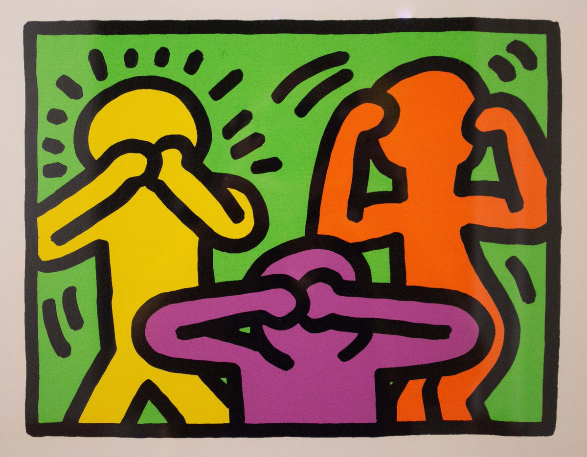 AtownArtMuseum's tweet image. This Sunday, we’re making #comicstrip inspired by #KeithHaring! Get creative with us this #FreeFunSunday.
