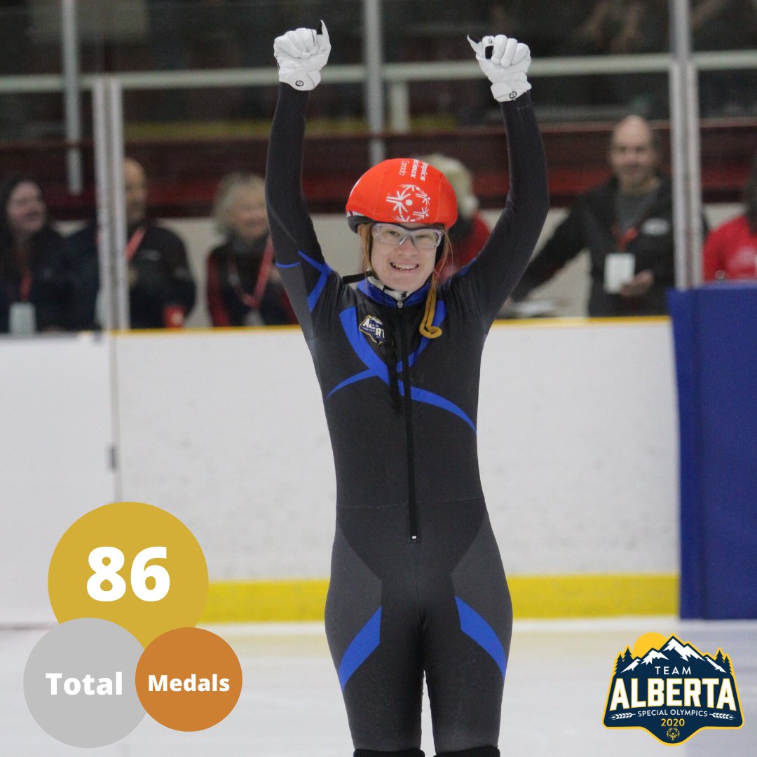 SpecialOAlberta's tweet image. Team Alberta was spectacular at @socgames2020 earning 86 medals – 34 gold, 26 silver, 26 bronze – but what defined this team was their bond. 

Athletes united as the Wolfpack, howled for each other, and proudly repped AB! 

Stay tuned for Wolfpack content set to drop next week!