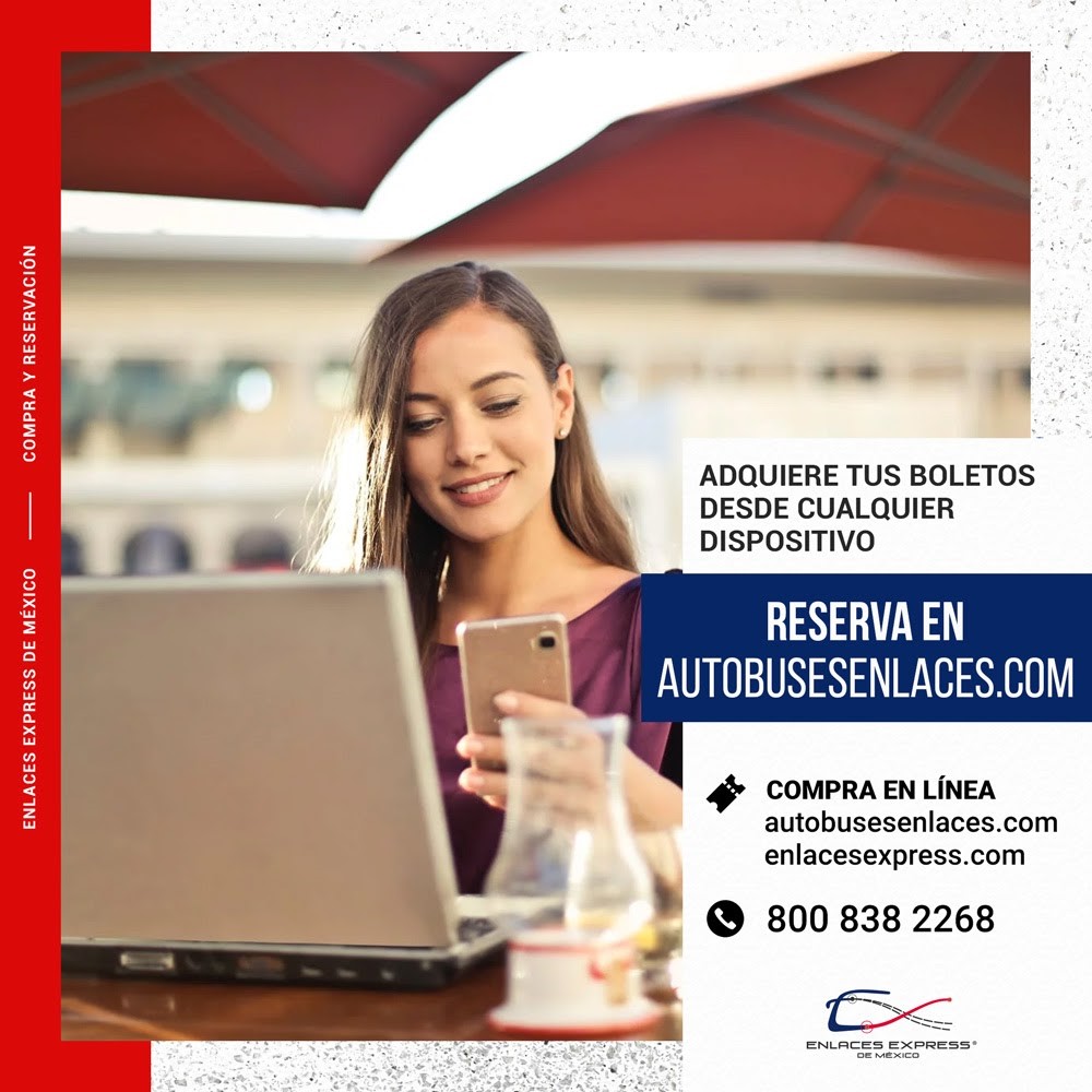 DeEnlaces's tweet photo. Adquiere tus boletos desde cualquier dispositivo en nuestra página de internet y recorre México.
Compra tus boletos en línea:
https://t.co/g0UNUp0qX1
Consulta precios y horarios:
800 838 2268
57 72 62 59
WhatsApp
56 11 25 83 39
#EnlacesExpress #TurismoMexico #BoletosEnLinea https://t.co/QiOP6lpbtp