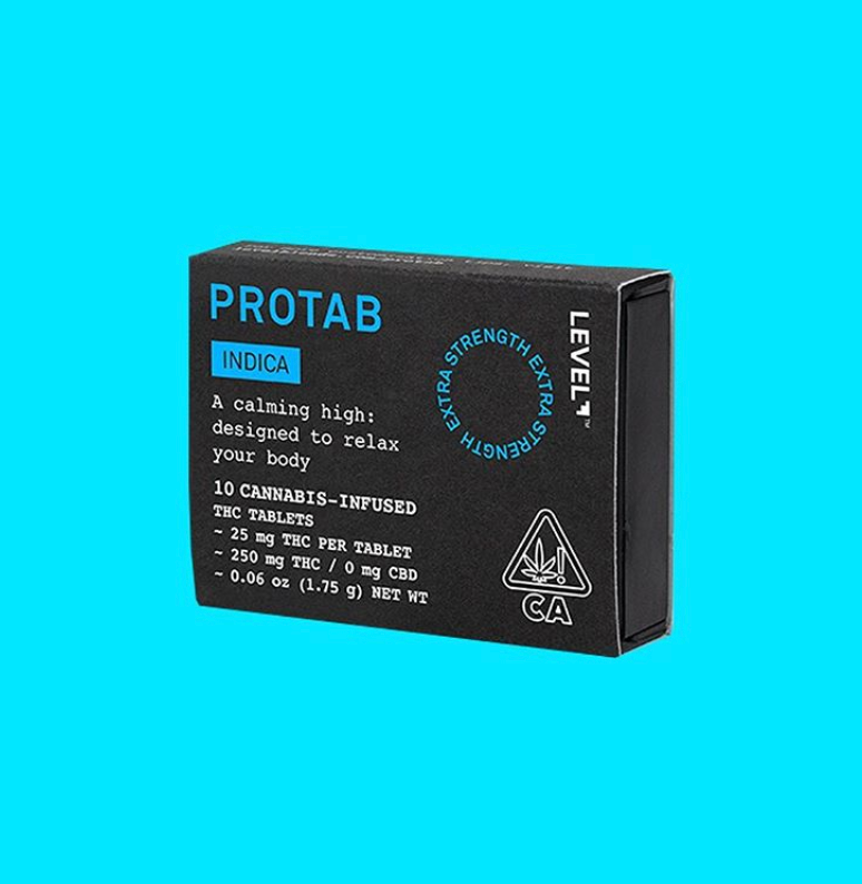 PurpleStarMD's tweet photo. Indica strains of #Delta9 #THC are known for producing a strong high that calms the mind and heavily relaxes the body. The #Indica #Protab from LEVEL is a 25mg tablet formulated using 100% cannabis terpenoids to give you a powerful soothing and relaxing high. https://t.co/VZ0hNM3qxo