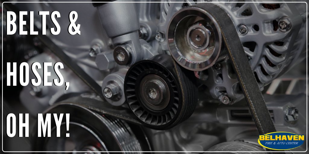 AutoBelhaven's tweet photo. Let us check your belts and hoses to keep your car functioning properly. #Belts #Hoses https://t.co/RbluGMTkKj