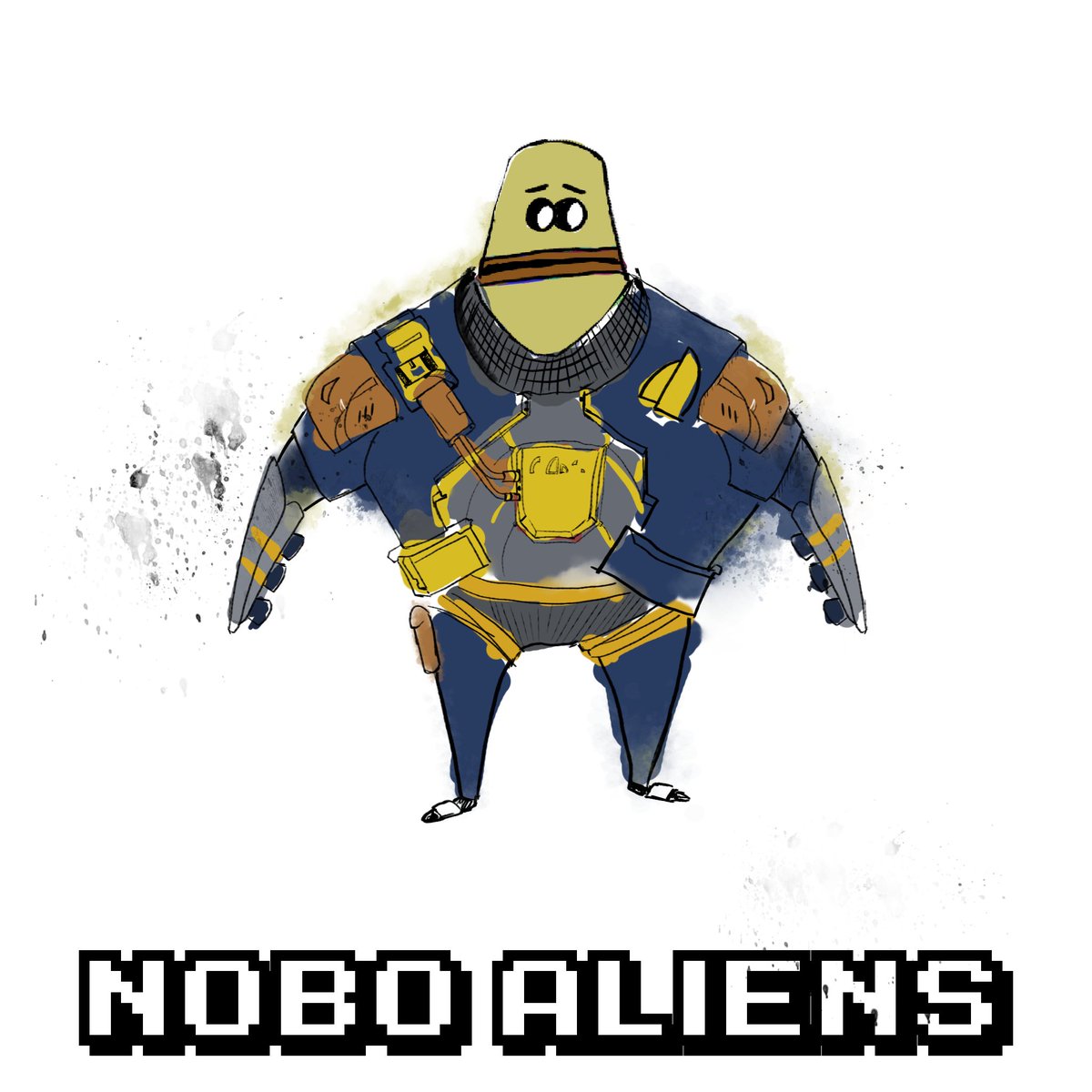 frostlabstudios's tweet photo. Heres a concept for an a Nobo alien found in comets around the galaxy. If you want to know more about that ask me some questions in the comments! #orbitquest #frostlabstudios #frogalien #conceptart #art #illustration #digitalart #drawing #characterdesign https://t.co/Nvd7cOGHET