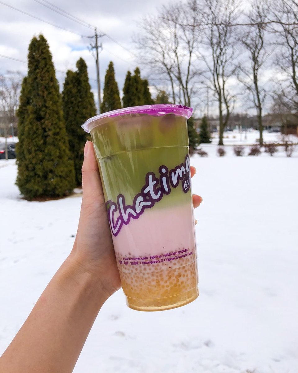 Beat the winter blues with Sakura Sweetheart from <a href="/ChatimeCanada/">Chatime Canada</a> 💕 Perfect treat after a long week! #shophillcrest #chatime
