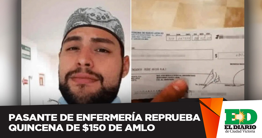 👨🏻‍⚕👉👉 Los comentarios del joven Rutger Kobaza se han convertido en tendencia nacional, debido a que publicó una imagen del cheque que recibió por sus actividades en el nosocomio
#Pasante #Enfermería #Quincena ⬇⬇⬇ #CdVictoria #Tamaulipas
ow.ly/Dbib30qnLbB