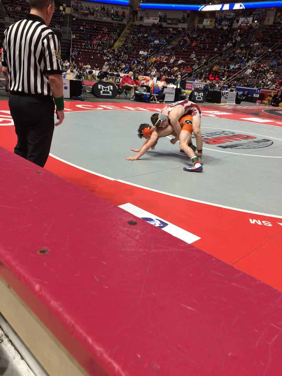 BrianRippey's tweet photo. Brandywine’s Noah Frack wins 9-0 major decision and will earn a state medal for second straight year #Berks game day https://t.co/tcp86fc1MK