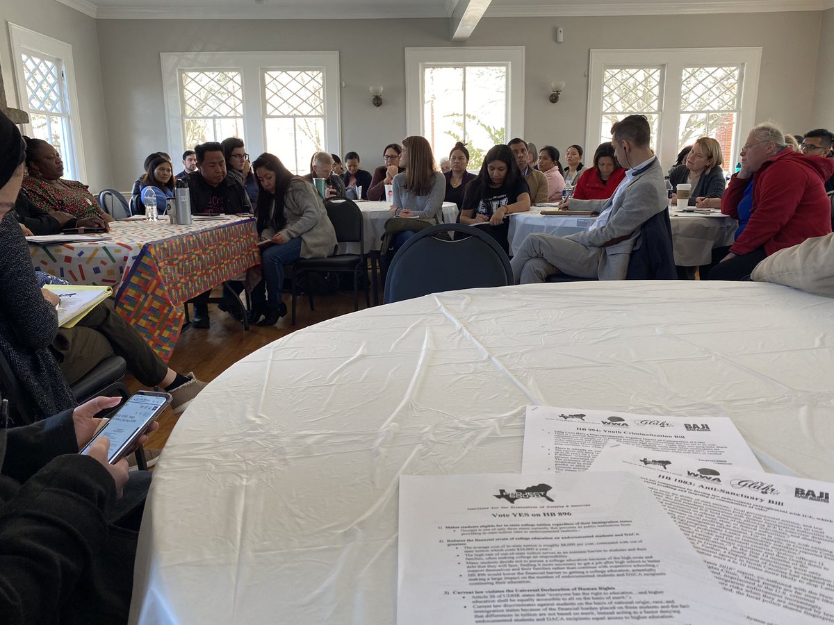 ProjectSouth's tweet photo. We’re gathering our folks for Solidarity in the Struggle: Educating Our People, Exercising Our Power! As bills in the GA legislature seek to harm Black, Brown, Muslim, immigrant and refugee communities, we are fighting to protect and defend them. #YesToHB896 https://t.co/jgncQRmzIg