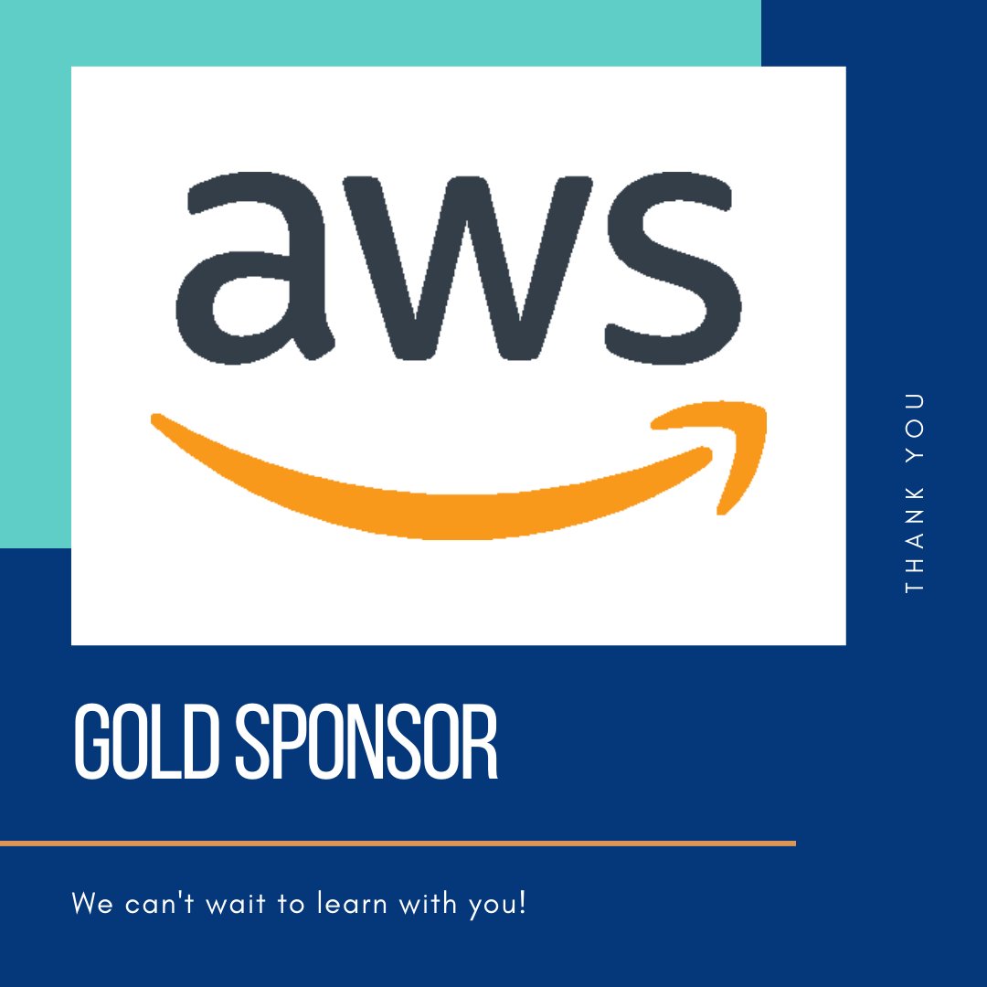 werockitconf's tweet photo. Thank you to our Gold Sponsor Amazon Web Services! Be sure to stop by their booth and say hello. They'll be there ready to talk about all the exciting things announced at their latest re:Invent conference! https://t.co/7HVIZTUhNI