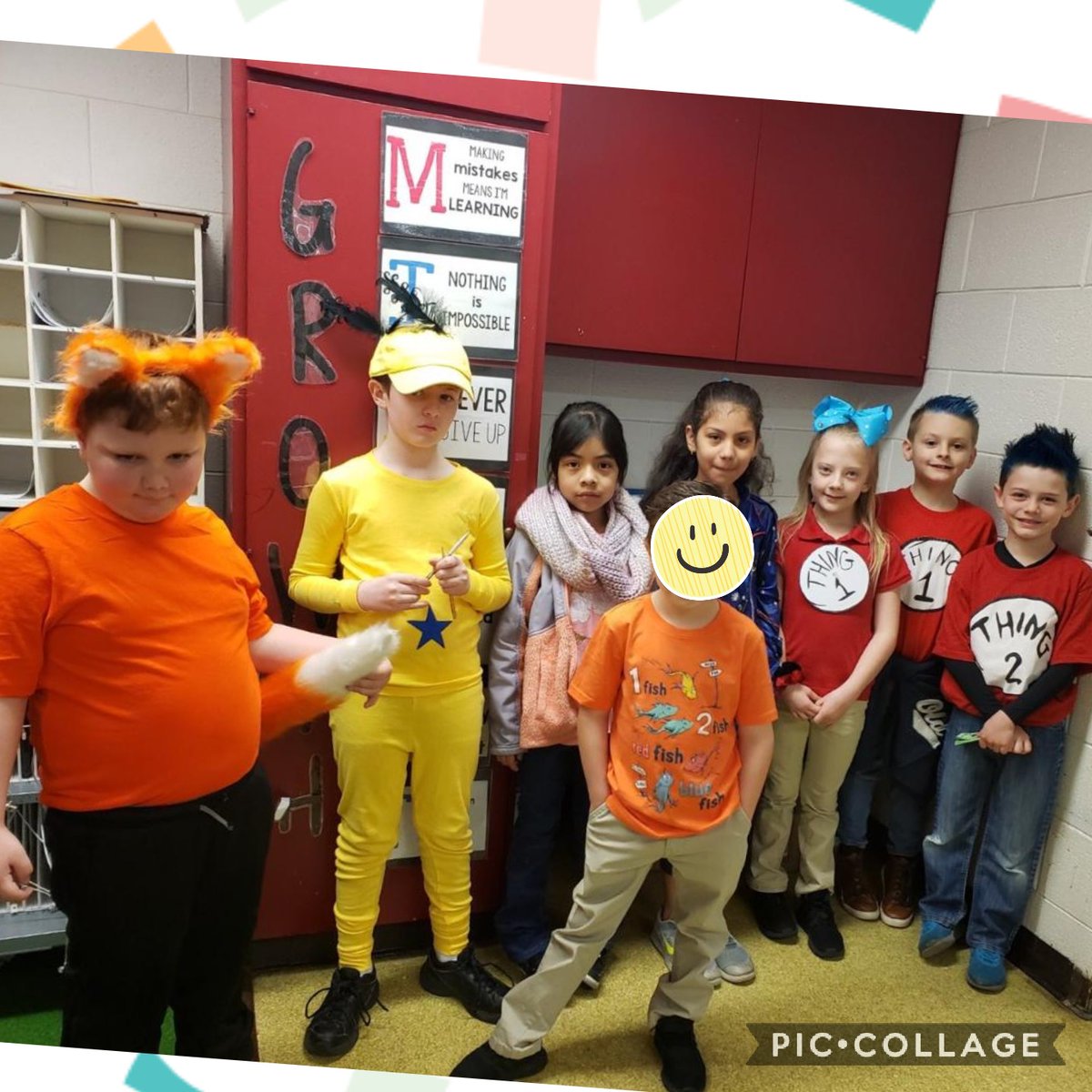 SING_n_teacher's tweet photo. More #ReadAcrossAmericaWeek dress up! This #FoxinSocks tho! & #StarBelliedSneetches #jurassicpark #paleontology #LESisShapingSuperHeroes @LandisBuzz #RSSReads @RSSinformation https://t.co/r3Fi28VLVl