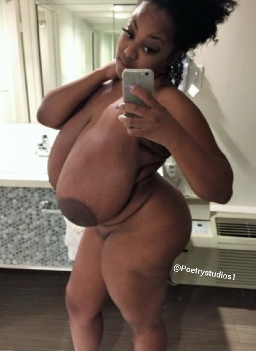 Fertility goddess. ebony. curvy. macromastia. blackboobs. thick. 