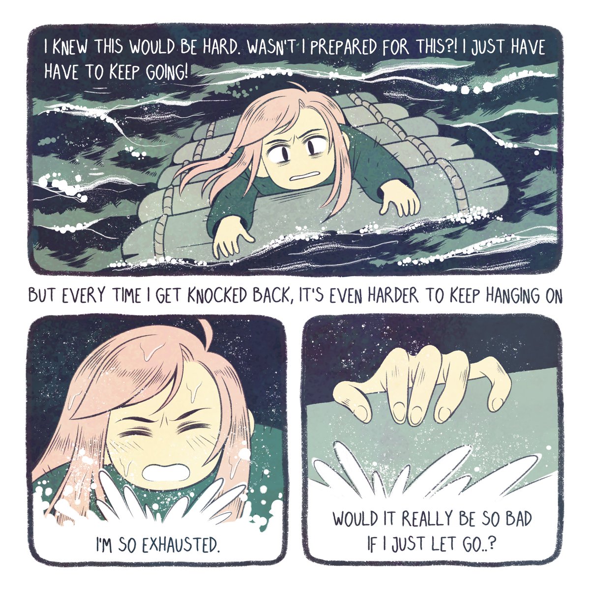 Would it really be so bad if I just let go? 