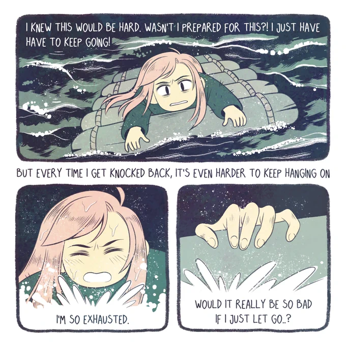 Would it really be so bad if I just let go? 