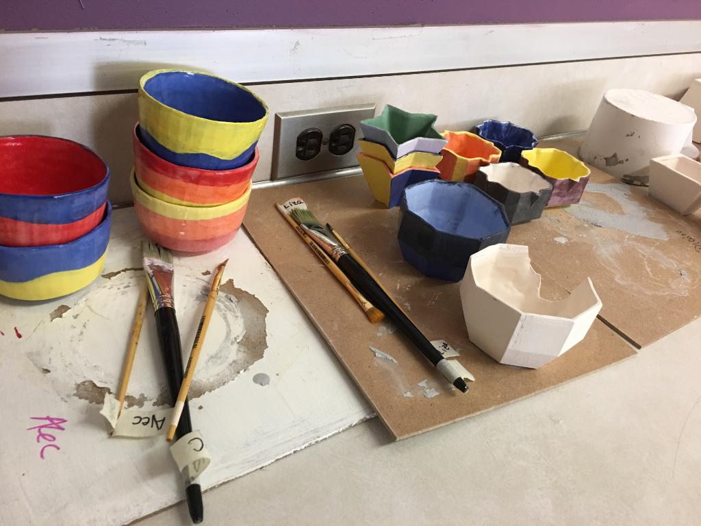 We're inspired by how <a href="/danielpaulaktas/">Daniel Aktas</a>, an instructor at Pine Bush High School, worked with students to create painted clay bowls and planters cast from 3D printed Tinkercad designs. blog.tinkercad.com/molding-clay