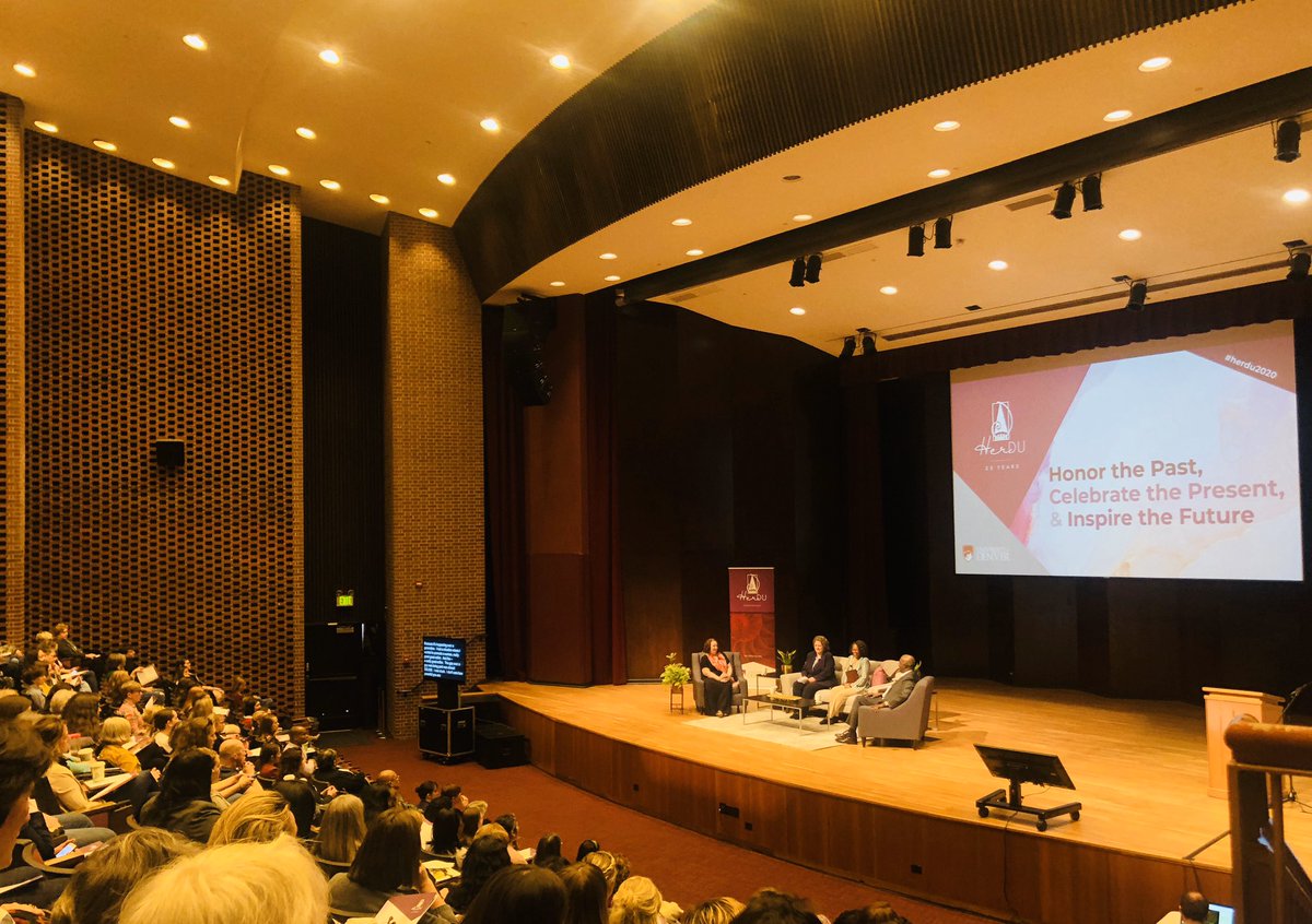 #HerDU2020 - celebrating International Women's Day. Honor the past, celebrate the present, inspire the future <a href="/UofDenver/">University of Denver</a>