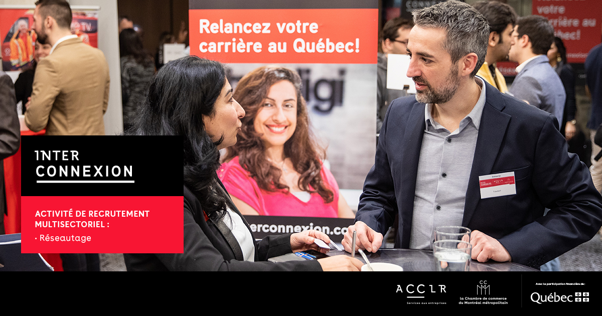 ImmigrantQuebec's tweet photo. Activité gratuite de #recrutement #multisectoriel organisée par #Interconnexion
Le 26 mars rencontrez des employeurs à la recherche de plusieurs profils!
➡️ De nombreux postes vacants sont à pourvoir.
👉 Inscription : ahamdan@ccmm.ca
⏰ Date limite d’inscription : 19 mars https://t.co/uVePsSEkzY