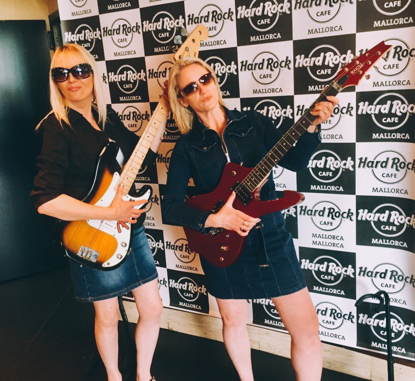 clarembooth's tweet photo. @HardRock Rockin it at Palma today 🎸 #rockchicks #palma #hardrock https://t.co/XGXndVATTe